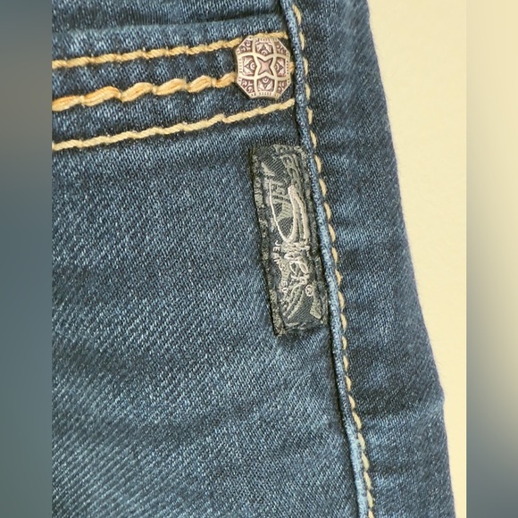 Silver Jeans Womens Dark Blue Contrast Stitched Skinny Pants Size W28/L31 - Picture 6 of 12